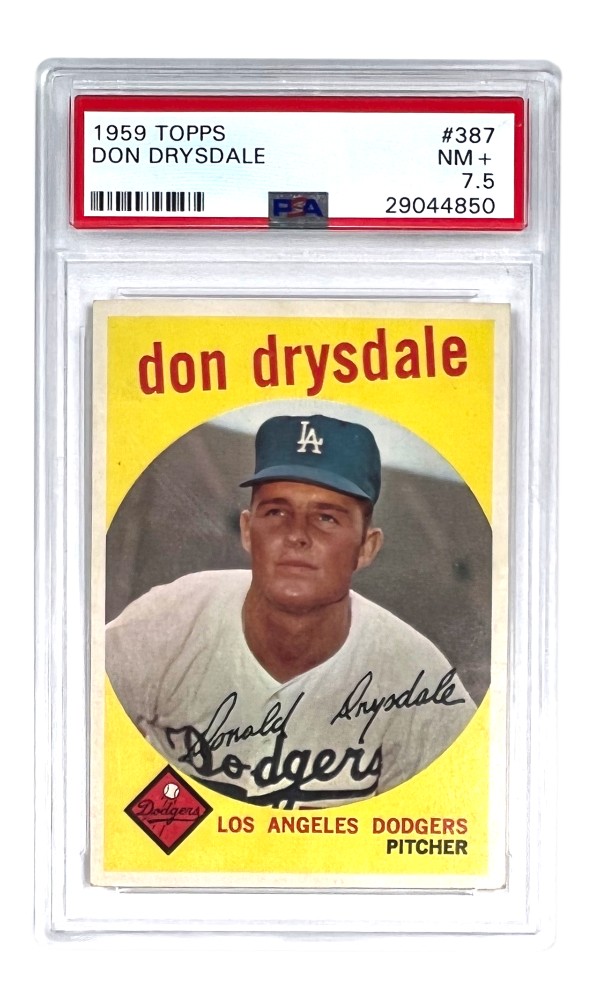 1959 Topps Don Drysdale PSA 7.5