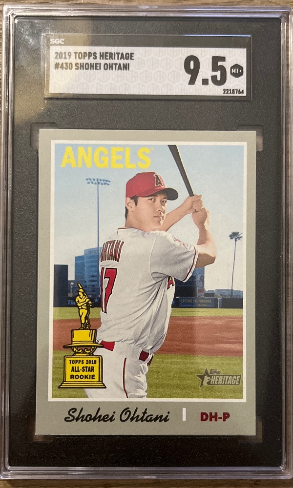2019 Topps #430 All Star Rookie Shohei Ohtani SGC 9.5