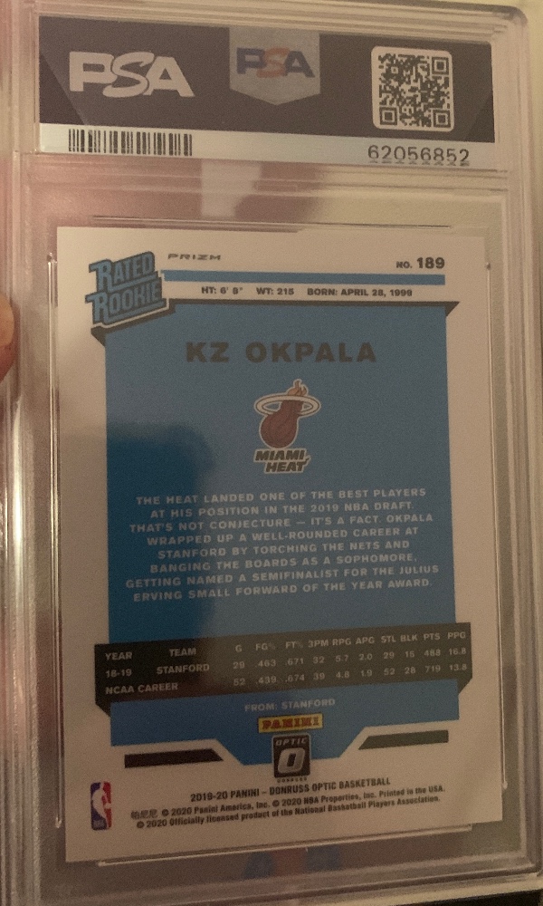 Back of item