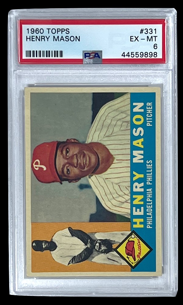 1960 Topps Henry Mason PSA 6