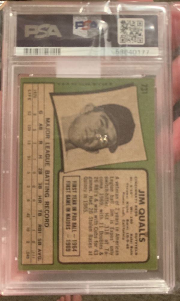 Back of item